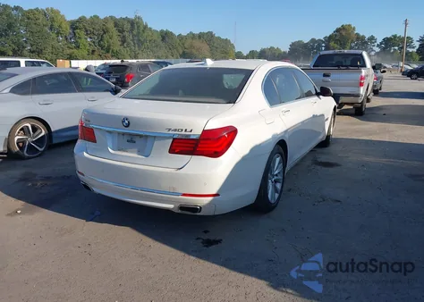 2013 BMW 740Li xDrive from USA, damaged, VIN WBAYF4C57DD127890